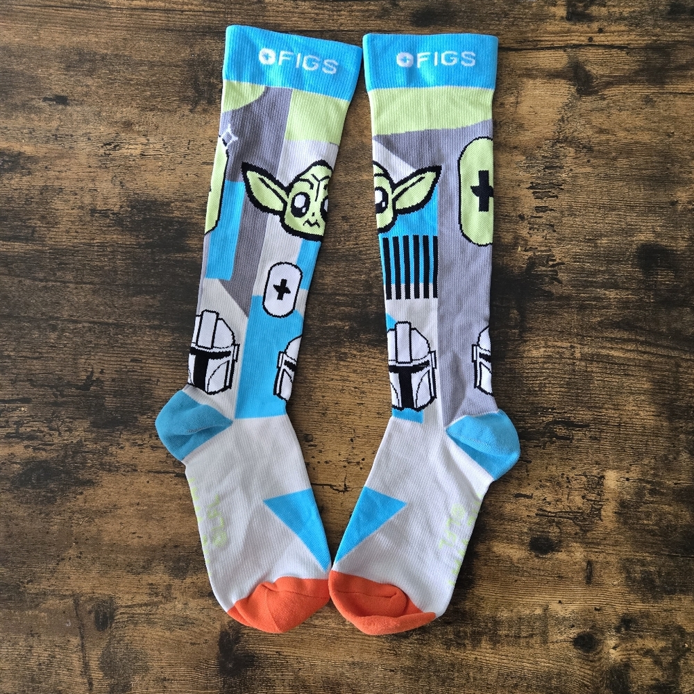 New Figs Compression Socks Actual Size S/M
